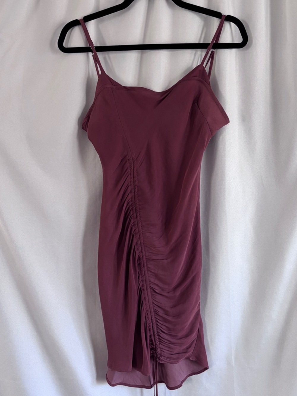 Free People Sleek Satin Slip Dress in Dusty Rose ~ Size Small
